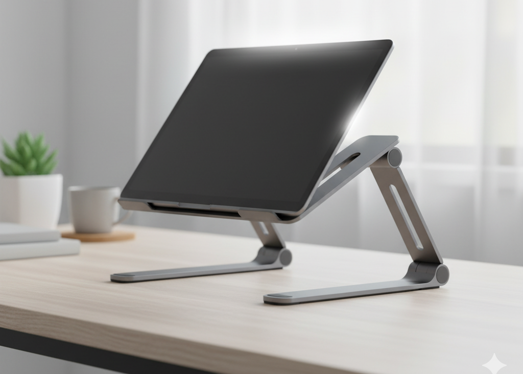 Nulaxy adjustable ergonomic laptop stand for home office desk setup