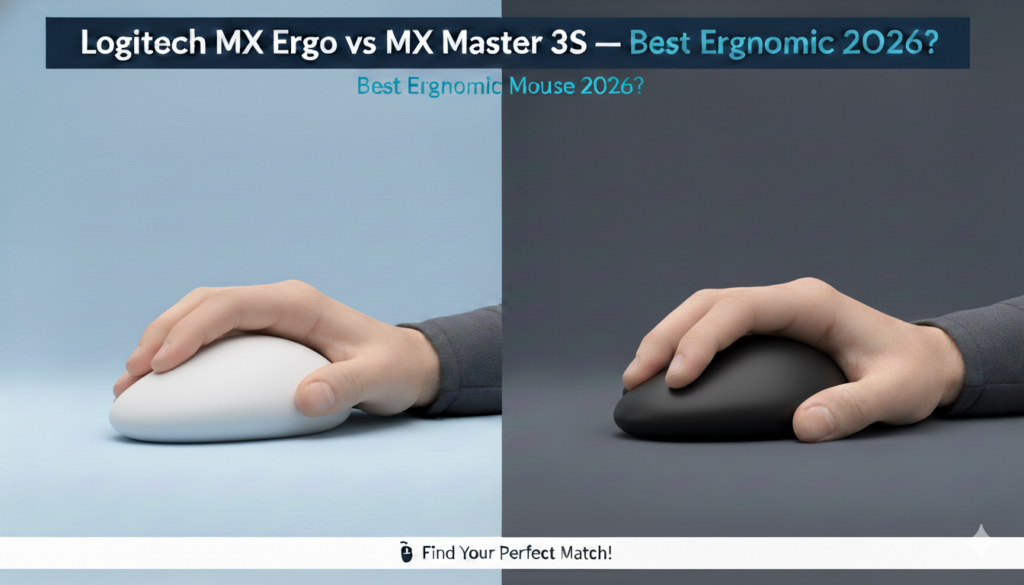 Logitech MX Ergo vs MX Master 3S — Best Ergonomic Mouse 2026?